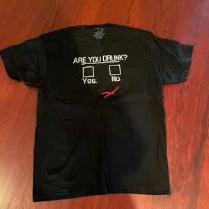 Ann Arbor XL Men’s T-shirt “Are you Drunk”
